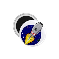 Rocket Ship Launch Vehicle Moon 1 75  Magnets by Sarkoni