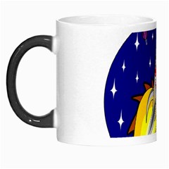 Rocket Ship Launch Vehicle Moon Morph Mug by Sarkoni