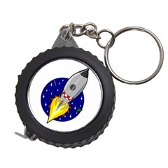 Rocket Ship Launch Vehicle Moon Measuring Tape by Sarkoni