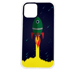 Rocket Halftone Astrology Astronaut Iphone 12 Pro Max Tpu Uv Print Case by Sarkoni