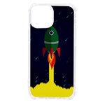 Rocket Halftone Astrology Astronaut iPhone 13 mini TPU UV Print Case Front