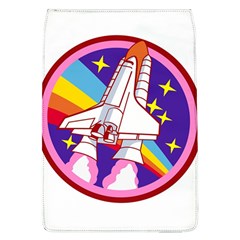 Badge Patch Pink Rainbow Rocket Removable Flap Cover (l) by Sarkoni