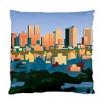 City Buildings Urban Dawn Standard Cushion Case (Two Sides) Back