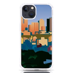 City Buildings Urban Dawn Iphone 13 Tpu Uv Print Case by Sarkoni