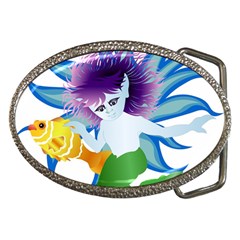 Mermaid Fantasy Undersea Merman Belt Buckles