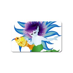 Mermaid Fantasy Undersea Merman Magnet (Name Card)