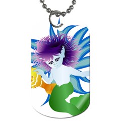 Mermaid Fantasy Undersea Merman Dog Tag (Two Sides)