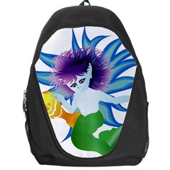 Mermaid Fantasy Undersea Merman Backpack Bag by Sarkoni