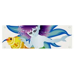 Mermaid Fantasy Undersea Merman Banner and Sign 6  x 2 