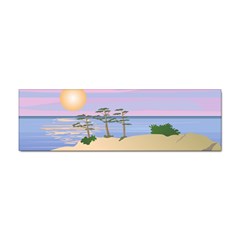 Vacation Island Sunset Sunrise Sticker Bumper (100 Pack) by Sarkoni