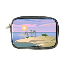 Vacation Island Sunset Sunrise Coin Purse by Sarkoni