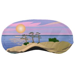 Vacation Island Sunset Sunrise Sleep Mask by Sarkoni