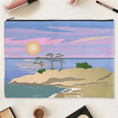 Vacation Island Sunset Sunrise Cosmetic Bag (xxxl) by Sarkoni