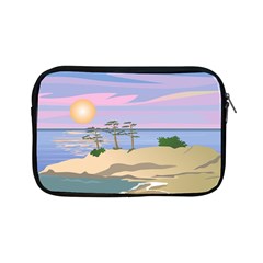 Vacation Island Sunset Sunrise Apple Ipad Mini Zipper Cases by Sarkoni