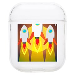 Rocket Take Off Missiles Cosmos Soft Tpu Airpods 1/2 Case by Sarkoni