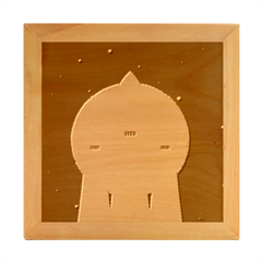 Rocket Take Off Missiles Cosmos Wood Photo Frame Cube by Sarkoni