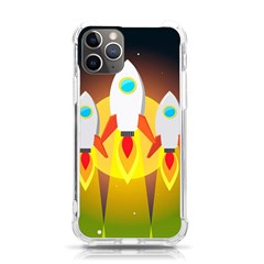 Rocket Take Off Missiles Cosmos Iphone 11 Pro 5 8 Inch Tpu Uv Print Case by Sarkoni