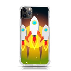 Rocket Take Off Missiles Cosmos Iphone 11 Pro Max 6 5 Inch Tpu Uv Print Case by Sarkoni