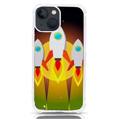 Rocket Take Off Missiles Cosmos Iphone 13 Mini Tpu Uv Print Case by Sarkoni