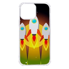 Rocket Take Off Missiles Cosmos Iphone 13 Pro Max Tpu Uv Print Case by Sarkoni