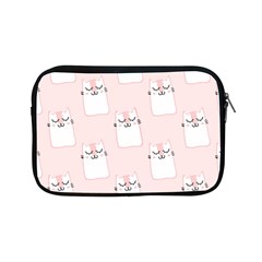 Pattern Pink Cute Sweet Fur Cats Apple Ipad Mini Zipper Cases by Sarkoni