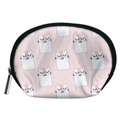 Pattern Pink Cute Sweet Fur Cats Accessory Pouch (medium) by Sarkoni