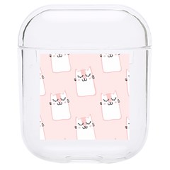 Pattern Pink Cute Sweet Fur Cats Hard Pc Airpods 1/2 Case by Sarkoni