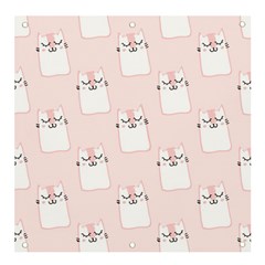 Pattern Pink Cute Sweet Fur Cats Banner And Sign 4  X 4  by Sarkoni