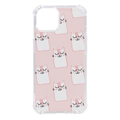 Pattern Pink Cute Sweet Fur Cats Iphone 14 Tpu Uv Print Case by Sarkoni