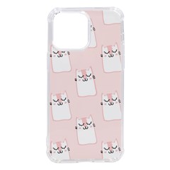 Pattern Pink Cute Sweet Fur Cats Iphone 14 Pro Max Tpu Uv Print Case by Sarkoni