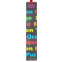 Red Yellow Blue Green Purple Large Book Marks by Sarkoni