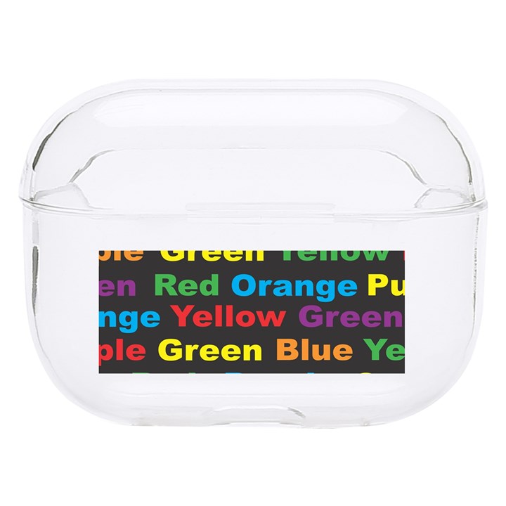 Red Yellow Blue Green Purple Hard PC AirPods Pro Case