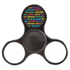 Red Yellow Blue Green Purple Finger Spinner by Sarkoni