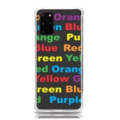 Red Yellow Blue Green Purple Samsung Galaxy S20plus 6 7 Inch Tpu Uv Case by Sarkoni