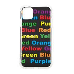 Red Yellow Blue Green Purple Iphone 11 Tpu Uv Print Case by Sarkoni