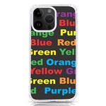 Red Yellow Blue Green Purple iPhone 14 Pro Max TPU UV Print Case Front