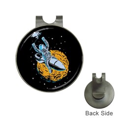 Astronaut Planet Space Science Hat Clips With Golf Markers by Sarkoni