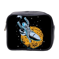 Astronaut Planet Space Science Mini Toiletries Bag (two Sides) by Sarkoni