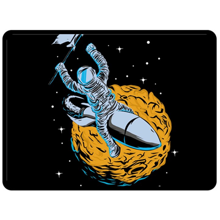 Astronaut Planet Space Science Fleece Blanket (Large)