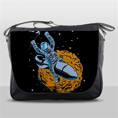 Astronaut Planet Space Science Messenger Bag by Sarkoni