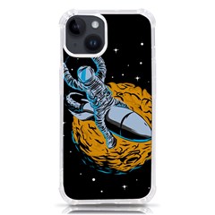 Astronaut Planet Space Science Iphone 14 Tpu Uv Print Case by Sarkoni