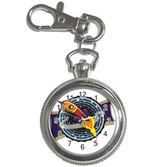 Rocket Space Clipart Illustrator Key Chain Watches by Sarkoni