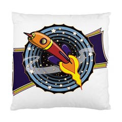 Rocket Space Clipart Illustrator Standard Cushion Case (two Sides) by Sarkoni