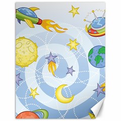 Science Fiction Outer Space Canvas 12  X 16  by Sarkoni