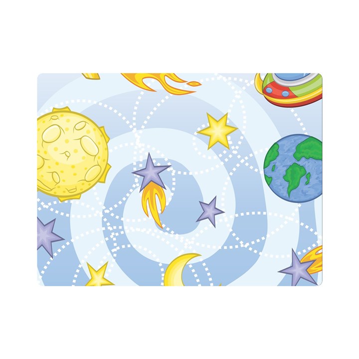 Science Fiction Outer Space Premium Plush Fleece Blanket (Mini)