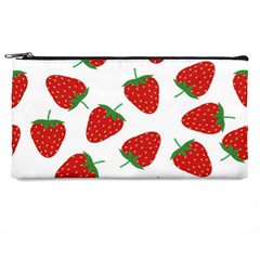 Seamless Pattern Fresh Strawberry Pencil Case by Sarkoni