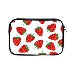 Seamless Pattern Fresh Strawberry Apple iPad Mini Zipper Cases Front