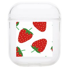 Seamless Pattern Fresh Strawberry Soft Tpu Airpods 1/2 Case by Sarkoni