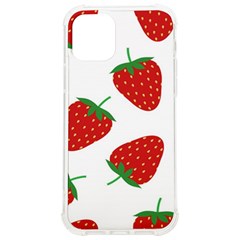 Seamless Pattern Fresh Strawberry Iphone 12/12 Pro Tpu Uv Print Case by Sarkoni