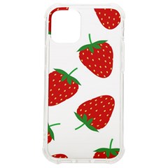 Seamless Pattern Fresh Strawberry Iphone 12 Mini Tpu Uv Print Case	 by Sarkoni